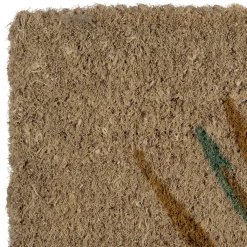 Fabrique de Styles Paillasson palmier bleu 73x43cm* Paillassons