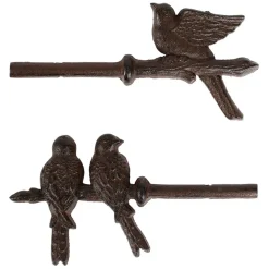 Fabrique de Styles Paire d'embouts fauvette acc-rideau en Fonte* Accessoires De Rideaux