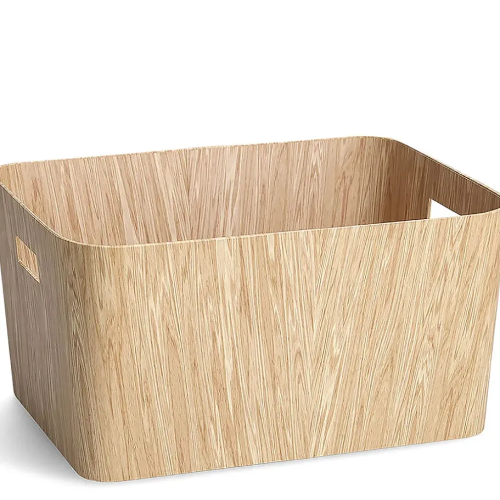 Fabrique de Styles Panier en bois 40.6x30.5xh20.3cm* Rangements Salle De Bain