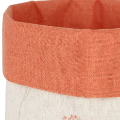 Fabrique de Styles Panière à pain en coton et rouge d15cm - Lucile* Paniers Et Corbeilles