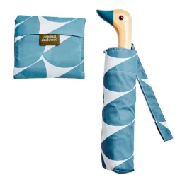 Fabrique de Styles Parapluie compact manche tête de canard denim moon* Accessoires Mode