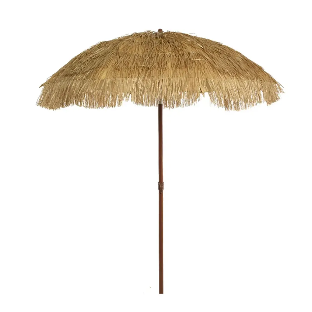 Fabrique de Styles Parasol en paille inclinable avec manche en métal 210cm*Enfant Parasols, Pergolas|Jardin