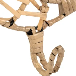 Fabrique de Styles Patere lune en rotin et fer - Famille* Patères