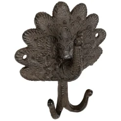 Fabrique de Styles Patère double paon en fonte* Patères