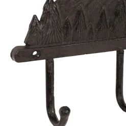 Fabrique de Styles Patères 4 crochets Montagnes en fonte - Montagne* Patères