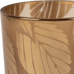 Fabrique de Styles Photophore en verre et bois d10cm - Noisetier* Photophores, Bougeoirs Et Lanternes