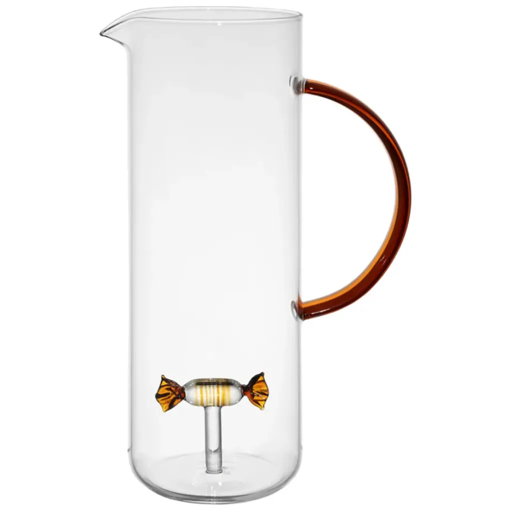 Fabrique de Styles Pichet bonbon en verre 1l - Colorea* Carafes Et Pichets