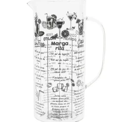 Fabrique de Styles Pichet gradué avec recette cocktail 2l* Carafes Et Pichets