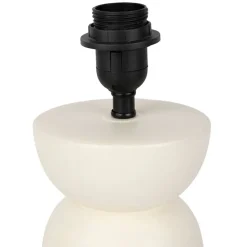 Fabrique de Styles Pied de lampe en porcelaine h34cm - blue sand* Lampes À Poser