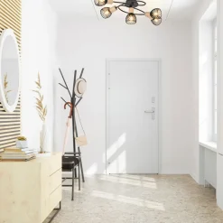 Fabrique de Styles Plafonnier 5 lumières en metal l67cm mat noir - kento* Suspensions