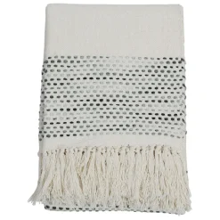 Fabrique de Styles Plaid courba 170x130cm en coton et acrylique* Plaids