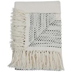 Fabrique de Styles Plaid courba 170x130cm en coton et acrylique* Plaids