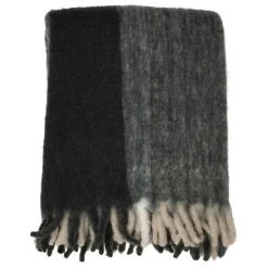 Fabrique de Styles Plaid en acrylique et laine émeraude 130x170cm - Selestina* Plaids