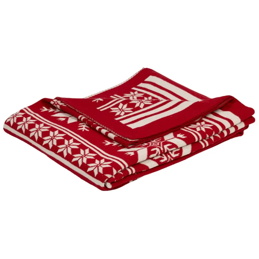 Fabrique de Styles Plaid en coton 150x125cm - Noel* Plaids