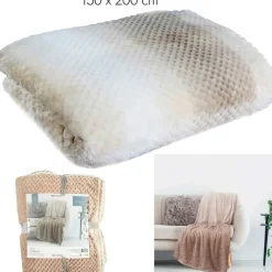 Fabrique de Styles Plaid nid d'abeille tie and dye XXL 150x120cm* Plaids