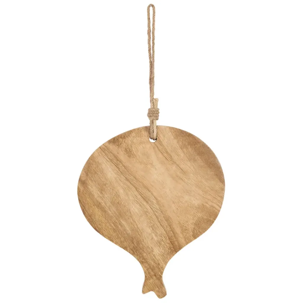 Fabrique de Styles Planche à découper Oignon en manguier 25x29cm - P'tit Légume* Planches À Découper