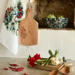 Fabrique de Styles Planche a découper moineau en acacia 20x40cm - Dalbert* Planches À Découper