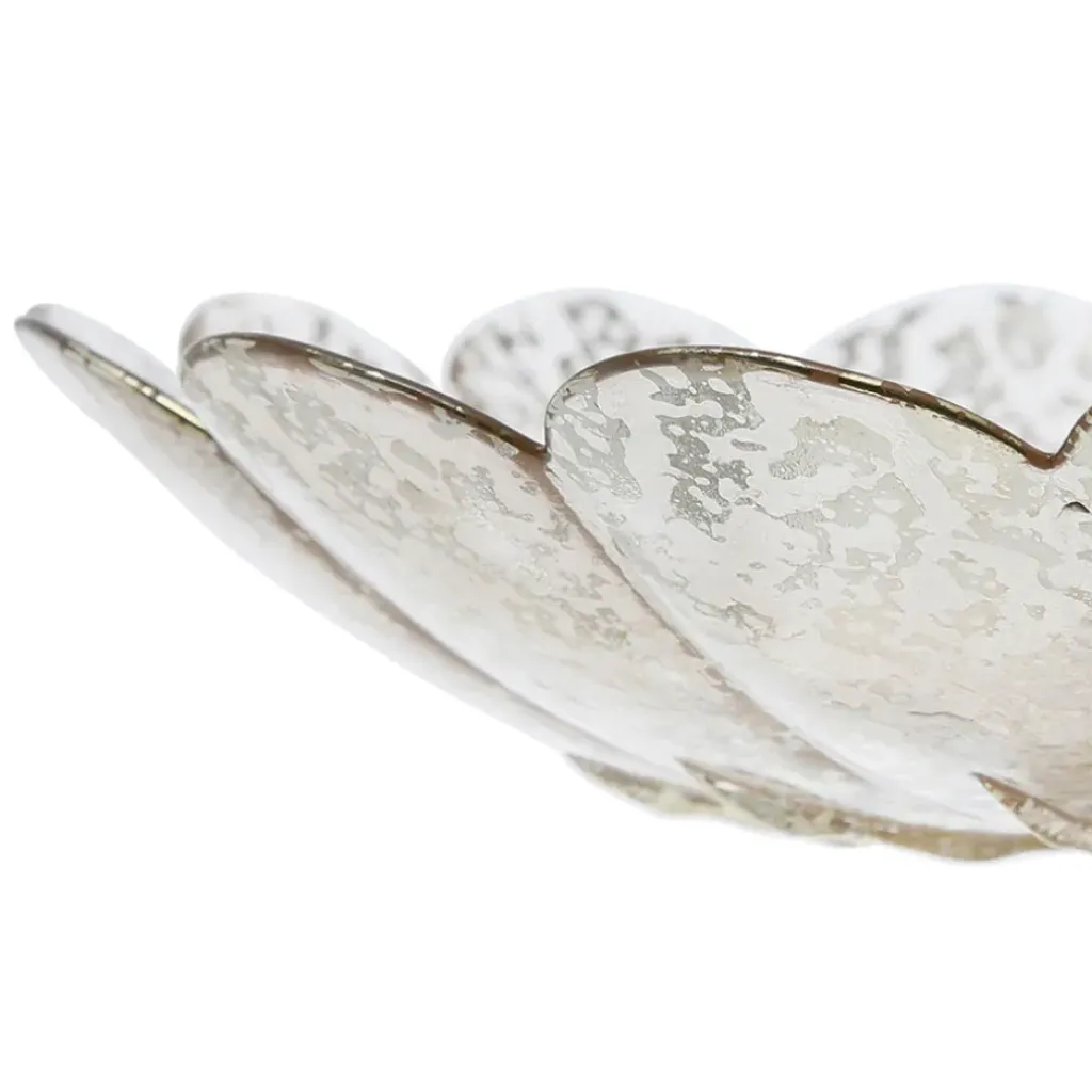 Fabrique de Styles Plat sur pied en verre d33xh15.5cm - Antik* Plats Et Saladiers