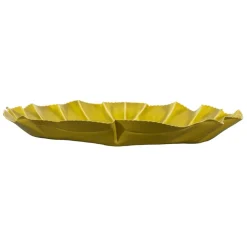 Fabrique de Styles Plateau chou en fer jaune d40cm* Plateaux