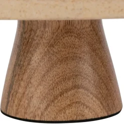 Fabrique de Styles Plateau en marbre et manguier 30x30xh10cm - Organic* Plateaux