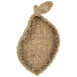 Fabrique de Styles Plateau poire en jonc de mer 22x38cm - Les Fruits* Plateaux