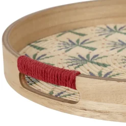 Fabrique de Styles Plateau rond en panneau de bois d35cm - Mocoa* Plateaux