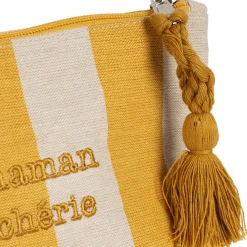 Fabrique de Styles Pochette Maman en coton écru et - Famille* Pochettes Et Housses