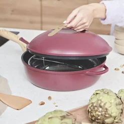 Fabrique de Styles Poêle en aluminium rubis d28cm - La Fabuleuse* Plats Et Appareils De Cuisson