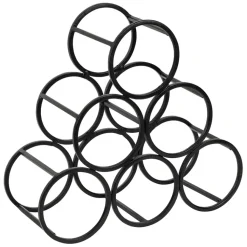 Fabrique de Styles Porte 6 bouteilles en fer 31xh28cm - Campagne* Accessoires Vin Et Cocktails