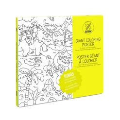 Fabrique de Styles Poster à colorier 70x100cm - dinos*Enfant Jouets