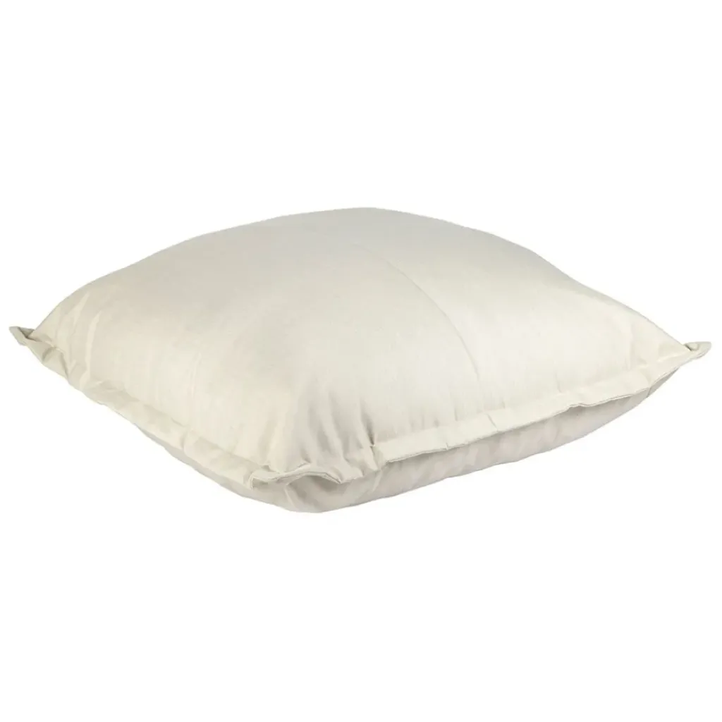 Fabrique de Styles Pouf d'extérieur en tissu écru 95x95cm - Sola*Enfant Chaises, Fauteuils|Jardin