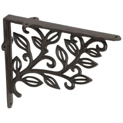 Fabrique de Styles Équerre en fonte laurier 25x23cm* Étagères Murales