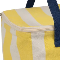 Fabrique de Styles Sac isotherme en coton rayé jaune et bleu - Medi* Sacs