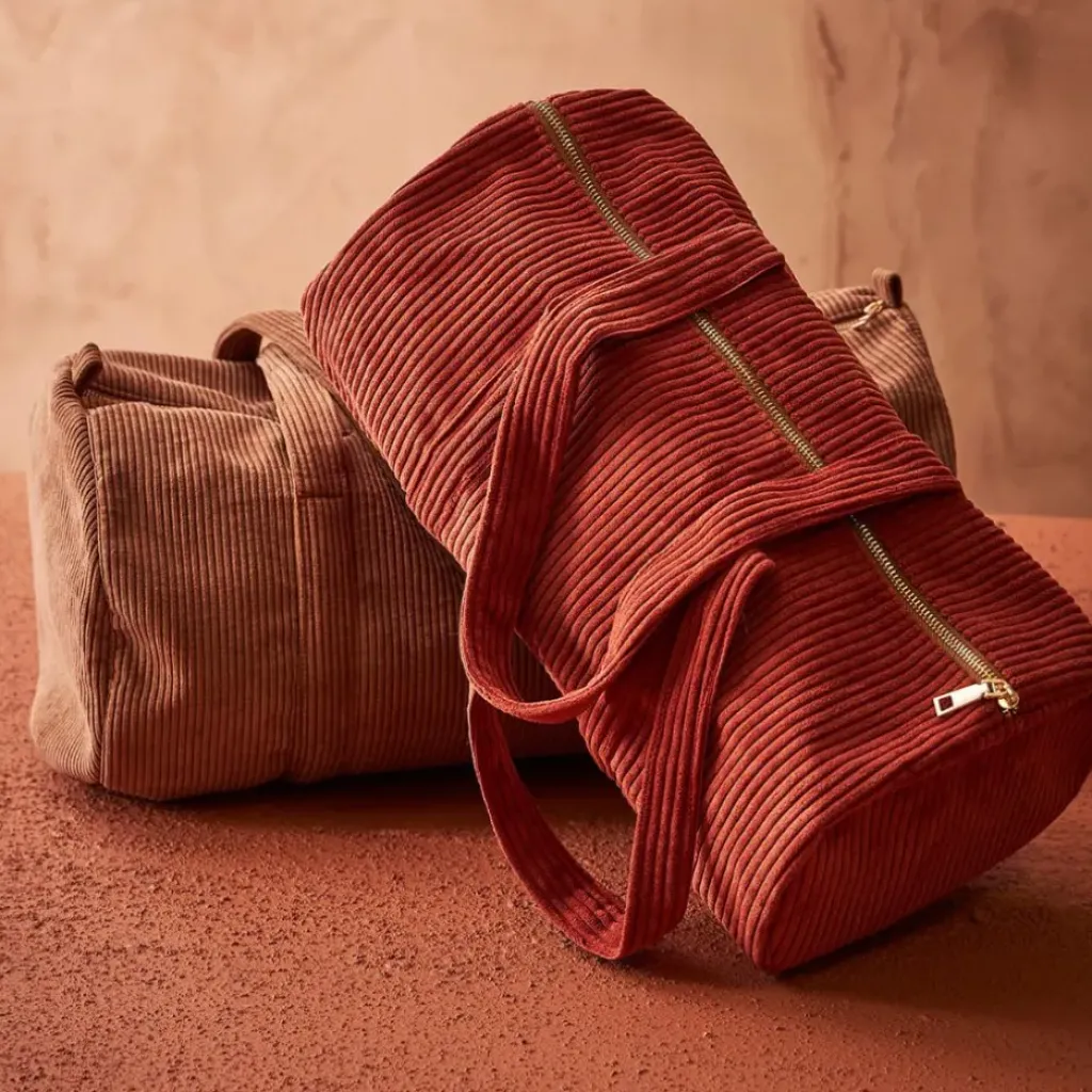 Fabrique de Styles Sac weekend en velours côtelé - Manarola* Sacs Et Cabas