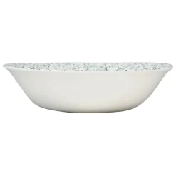 Fabrique de Styles Saladier en faïence blanc et - p'tites fleurs* Plats Et Saladiers