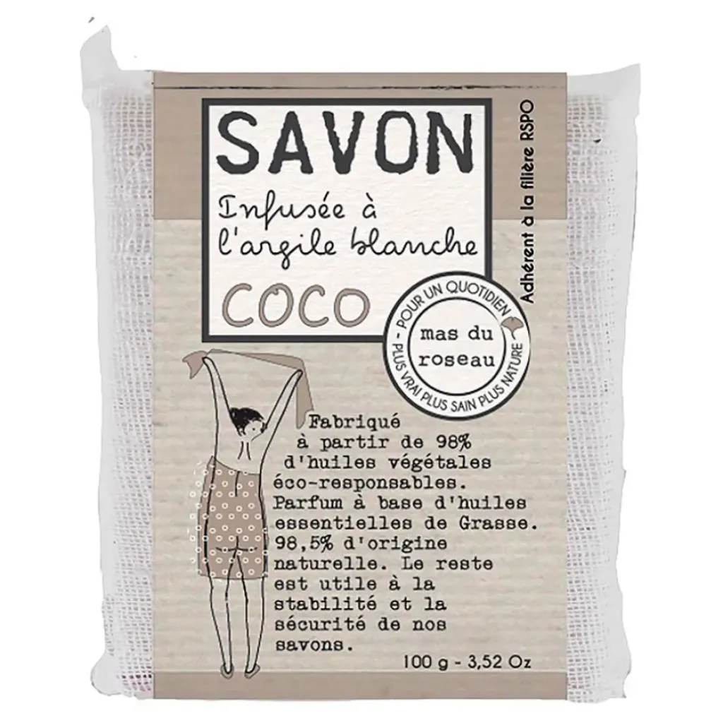 Fabrique de Styles Savonnette parfumée noix de coco 100gr* Savon Solide