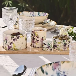 Fabrique de Styles Service apéritif 4 pièces en céramique - Garden* Bols Et Coupelles