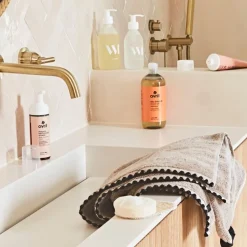 Fabrique de Styles Serviette de douche en coton couleur lin 90X140cm - Issey* Serviettes De Bain