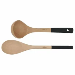 Fabrique de Styles Set cuillère et louche en bois - Graphite* Ustensibles De Cuisine