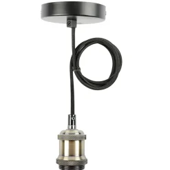 Fabrique de Styles Suspension antique dore - e27 - cable 70 cm* Ampoules Et Cordons Électriques