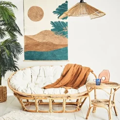 Fabrique de Styles Suspension en corde de papaier d63cm - Calyp* Suspensions