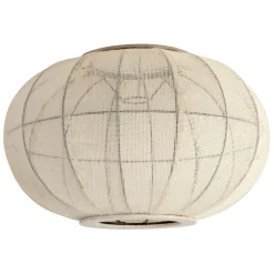 Fabrique de Styles Suspension en coton et fer écru non électrifiée d45xh28cm - Enigma* Suspensions