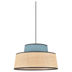 Fabrique de Styles Suspension en coton et raphia d38cm pétrole - Mallorca* Suspensions