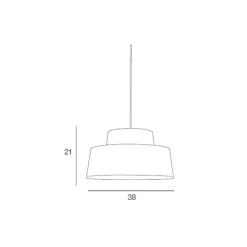 Fabrique de Styles Suspension en coton et raphia d38cm pétrole - Mallorca* Suspensions