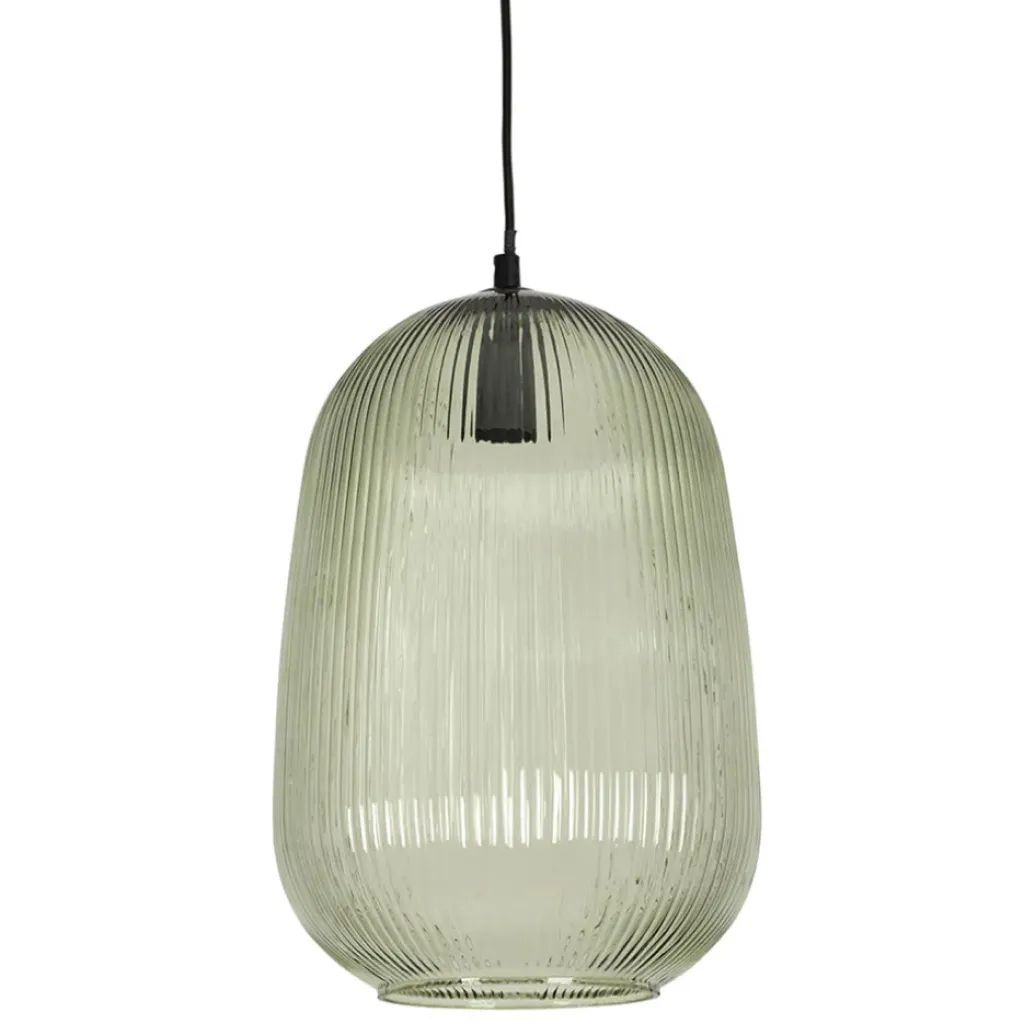 Fabrique de Styles Suspension en verre et fer d22.5xh33cm - Lumi* Suspensions