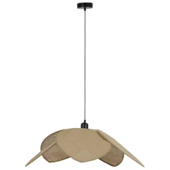 Fabrique de Styles Suspension japandi en jute couleur lin d70cm* Suspensions