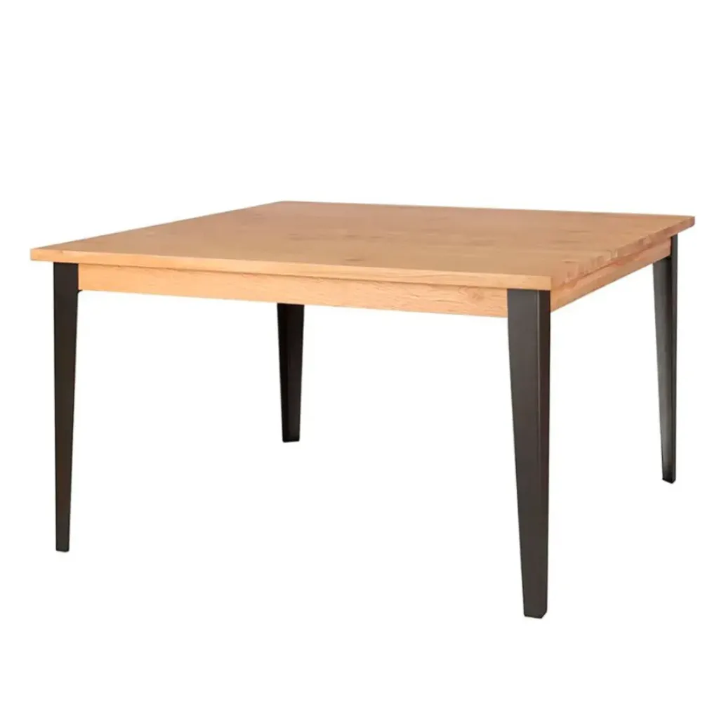 Fabrique de Styles Table à manger carrée en chêne massif 140x140xm - Manny* Table De Salle À Manger