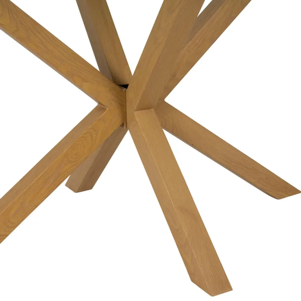 Fabrique de Styles Table à manger en verre trempé et métal 160x90cm - Adela* Table De Salle À Manger