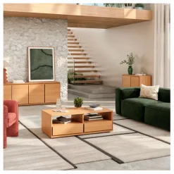 Fabrique de Styles Table basse 2 tiroirs en chêne - Hazo* Table Basses