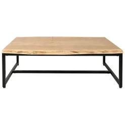 Fabrique de Styles Table basse en acacia et pieds en fer noir - Brooklyn* Table Basses